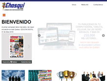 Tablet Screenshot of elchasquilatino.com